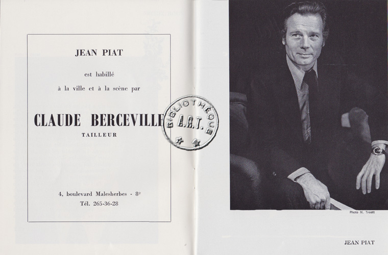 Les programmes de Théatre de l\